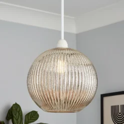 Hannah Mercury Glass Easy Fit Shade 11 Hannah Mercury Glass Easy Fit Shade -Chic Lighting Store 13529610 5734945396214187