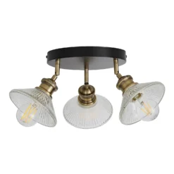 Edale 3 Light Flush Spotlight Plate -Chic Lighting Store 13529615 1414945396116924