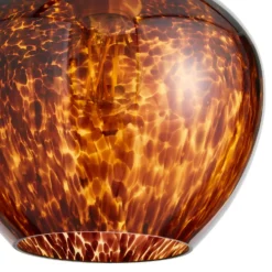 Tortoise Shell Glass Easy Fit Shade -Chic Lighting Store 13529626 1574945396650798