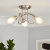 Altrincham 3 Light Flush Ceiling Fitting 2 Altrincham 3 Light Flush Ceiling Fitting -Chic Lighting Store 13529627 1434945396426242
