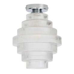 Monet Tiered Glass Flush Ceiling Light 8 Monet Tiered Glass Flush Ceiling Light -Chic Lighting Store 13529628 1784945395847359