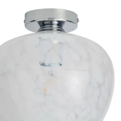 Fletcher Glass Flush Ceiling Light -Chic Lighting Store 13529630 1434945396620855