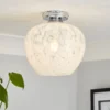 Fletcher Glass Flush Ceiling Light 2 Fletcher Glass Flush Ceiling Light -Chic Lighting Store 13529630 1844945396459620