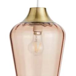 Adore Glass Easy Fit Shade - Amber -Chic Lighting Store 13529636 8114945396408080