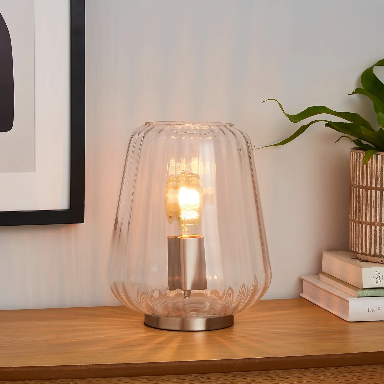 Adore Glass Table Lamp - Clear 3 Adore Glass Table Lamp - Clear