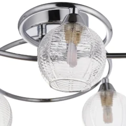 Tatton 5 Light Semi Flush Ceiling Light - Chrome -Chic Lighting Store 13645374 1864942855464606