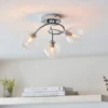 Tatton 3 Light Semi Flush Ceiling Light - Chrome 1 Tatton 3 Light Semi Flush Ceiling Light - Chrome -Chic Lighting Store 13645375 6354942855180248
