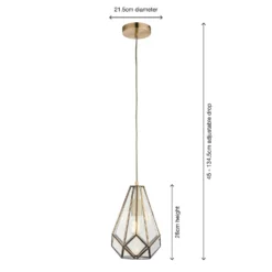 Polly Pendant Light - Antique Brass 15 Polly Pendant Light - Antique Brass -Chic Lighting Store 13645378 1354942855554675