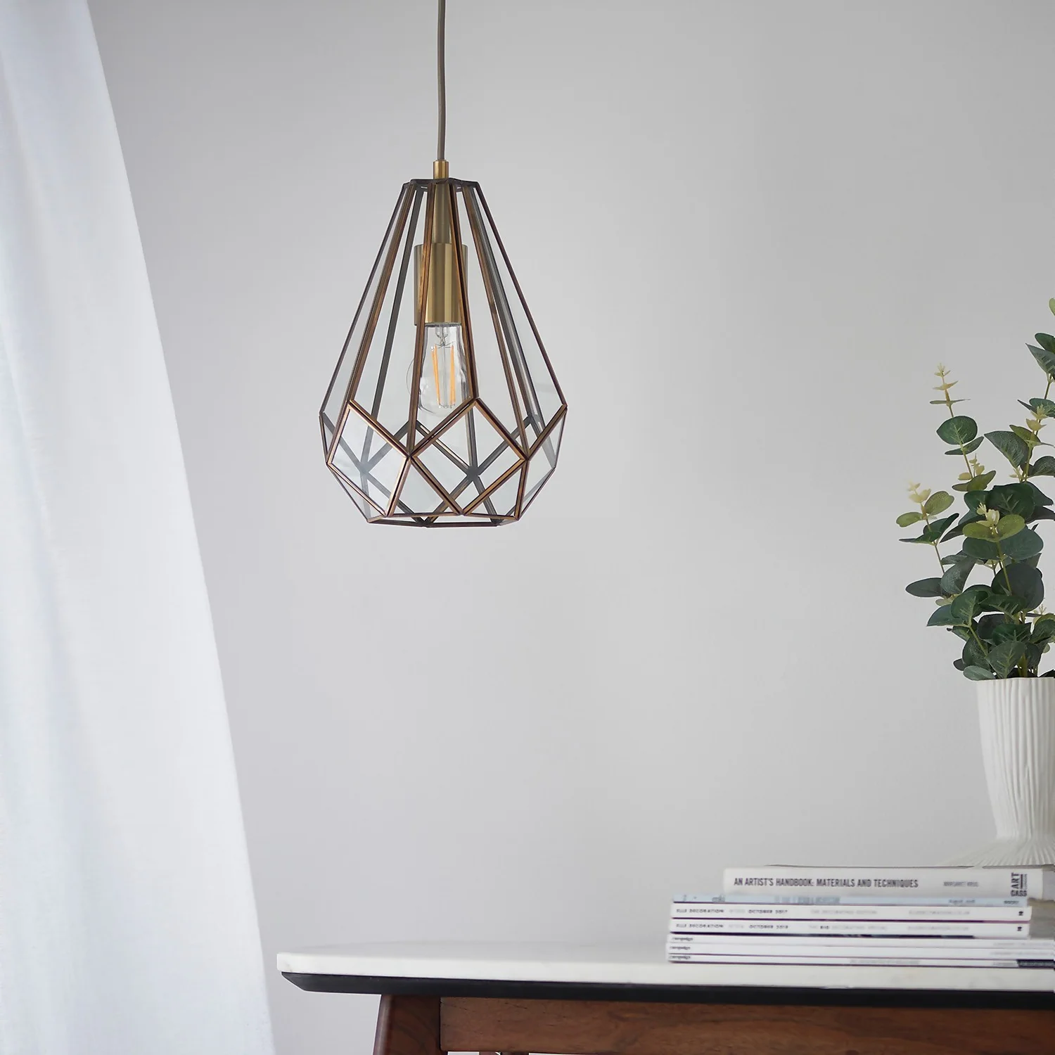 Polly Pendant Light - Antique Brass 5 Polly Pendant Light - Antique Brass - Image 3