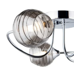 Marple 3 Light Semi Flush Ceiling Light - Chrome & Smoke 11 Marple 3 Light Semi Flush Ceiling Light - Chrome & Smoke -Chic Lighting Store 13645383 9604956789727275