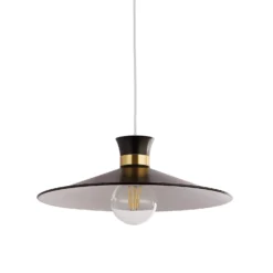 Balham Easy Fit Lamp Shade - Black & Brass -Chic Lighting Store 13661901 2314976242736226