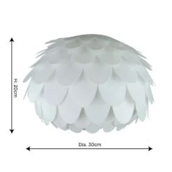 Daisy Easy Fit Shade - White -Chic Lighting Store 13695773 1784959109452594