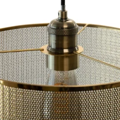 Amina Easy Fit Shade - Brass -Chic Lighting Store 13695774 1604959109240182