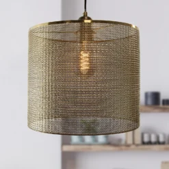 Amina Easy Fit Shade - Brass -Chic Lighting Store 13695774 4984959109345653