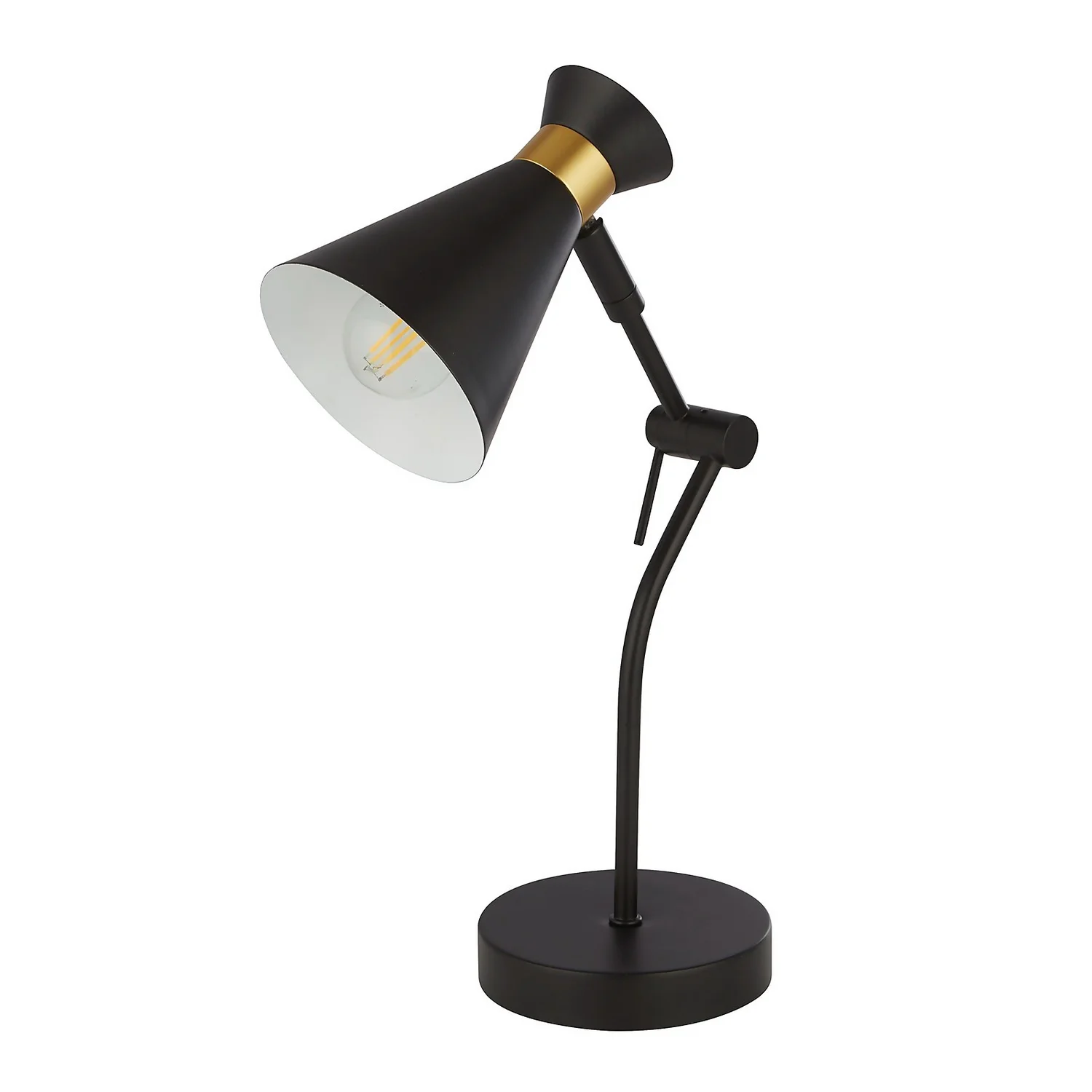 Balham Table Lamp - Black & Brass 5 Balham Table Lamp - Black & Brass - Image 3