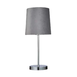 Paris Velvet Table Lamp - Grey 8 Paris Velvet Table Lamp - Grey -Chic Lighting Store 13751359 1634969499107095