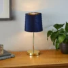 Paris Velvet Table Lamp - Navy 2 Paris Velvet Table Lamp - Navy -Chic Lighting Store 13751360 5734969498968858
