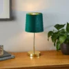 Paris Velvet Table Lamp - Emerald 1 Paris Velvet Table Lamp - Emerald -Chic Lighting Store 13751361 9754969499016654