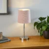 Paris Velvet Table Lamp - Blush 1 Paris Velvet Table Lamp - Blush -Chic Lighting Store 13751362 1124969499012385