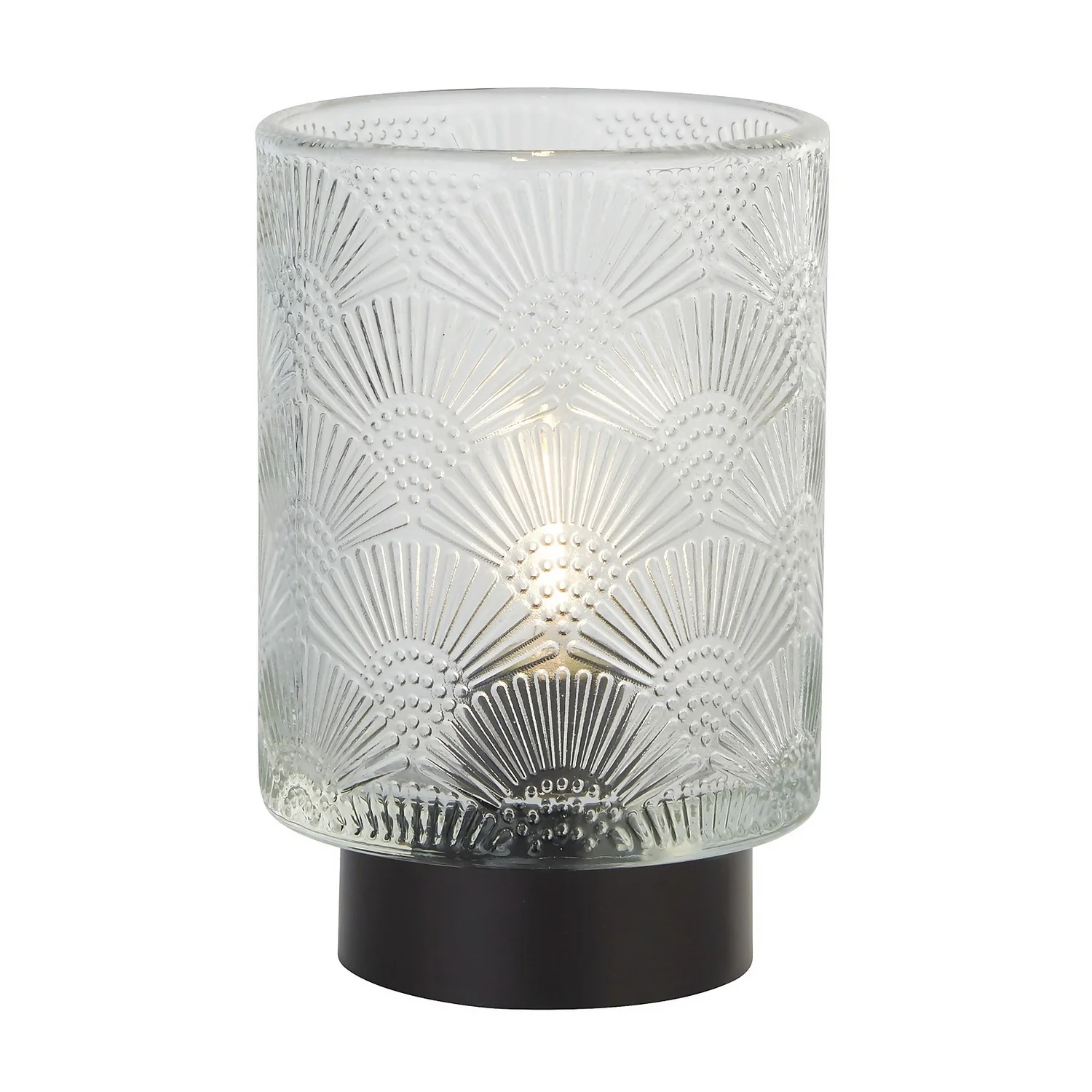 Olivia Battery Powered Table Lamp - Clear 4 Olivia Battery Powered Table Lamp - Clear - Image 2