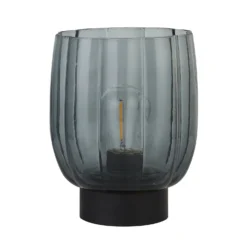 Olivia Battery Powered Table Lamp - Smoke 8 Olivia Battery Powered Table Lamp - Smoke -Chic Lighting Store 13764008 8964980120065904