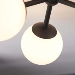 Pulsa Bathroom Semi Flush Light - 3lt Black 14 Pulsa Bathroom Semi Flush Light - 3lt Black -Chic Lighting Store 13794229 6444957105632117