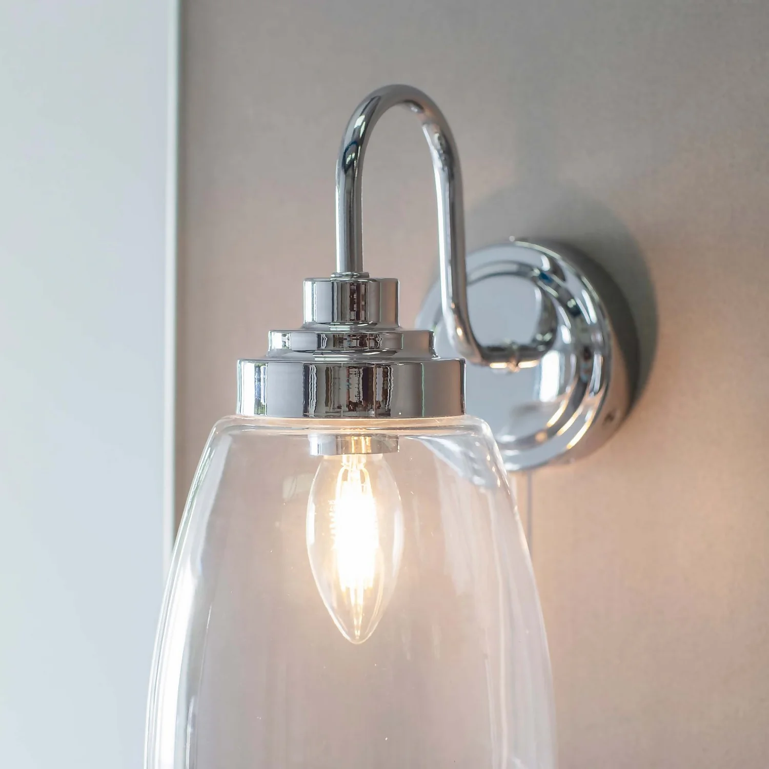 Ashbury Bathroom Wall Light - Chrome 5 Ashbury Bathroom Wall Light - Chrome - Image 3