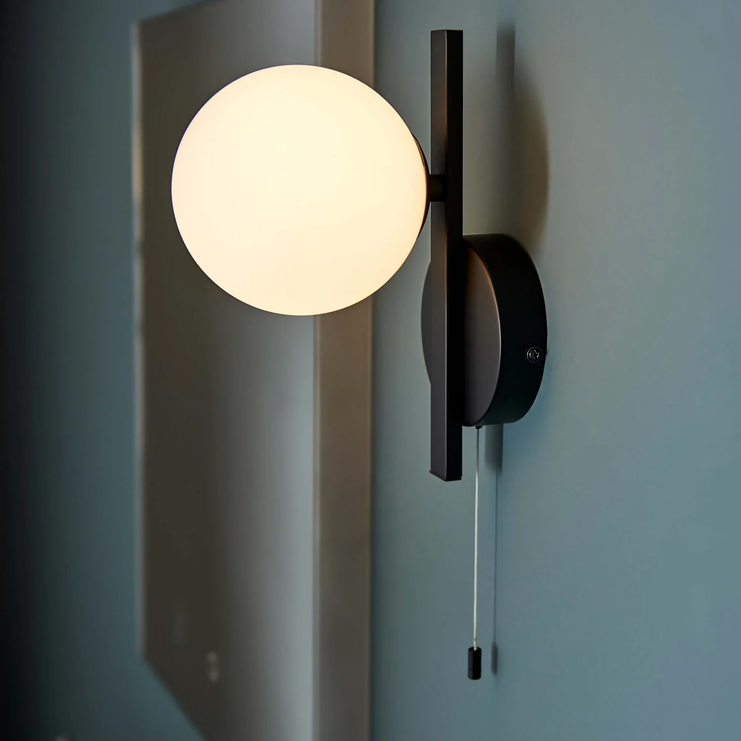Hawkhill Bathroom Wall Light - Black 5 Hawkhill Bathroom Wall Light - Black - Image 3
