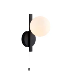 Hawkhill Bathroom Wall Light - Black 12 Hawkhill Bathroom Wall Light - Black -Chic Lighting Store 13794233 5294957104624279