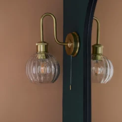 Setley Bathroom Wall Light - Brass -Chic Lighting Store 13794238 1884957104100623