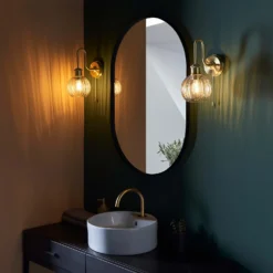 Setley Bathroom Wall Light - Brass -Chic Lighting Store 13794238 4554957104577806