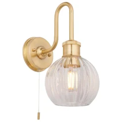 Setley Bathroom Wall Light - Brass -Chic Lighting Store 13794238 5904957103929995