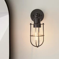 Portmore Bathroom Wall Light - Black -Chic Lighting Store 13794239 1124957105504860