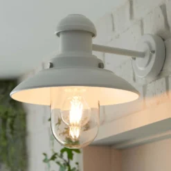 Hereford Outdoor Wall Light - White 12 Hereford Outdoor Wall Light - White -Chic Lighting Store 13794244 1564957104353907