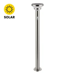 Halton 80cm Photocell & PIR Solar Outdoor Floor Light - Stainless Steel 12 Halton 80cm Photocell & PIR Solar Outdoor Floor Light - Stainless Steel -Chic Lighting Store 13794247 1354957104056499