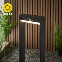 Dannah 50cm Photocell & PIR Solar Outdoor Floor Light - Black 12 Dannah 50cm Photocell & PIR Solar Outdoor Floor Light - Black -Chic Lighting Store 13794248 1014957105552293