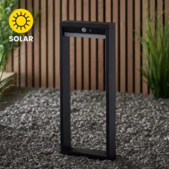 Dannah 50cm Photocell & PIR Solar Outdoor Floor Light - Black 13 Dannah 50cm Photocell & PIR Solar Outdoor Floor Light - Black -Chic Lighting Store 13794248 1854957105631463
