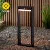 Dannah 50cm Photocell & PIR Solar Outdoor Floor Light - Black 1 Dannah 50cm Photocell & PIR Solar Outdoor Floor Light - Black -Chic Lighting Store 13794248 4854957105368759
