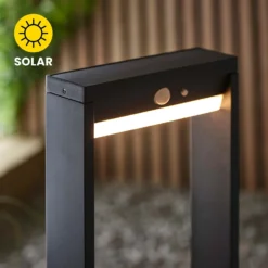 Dannah 50cm Photocell & PIR Solar Outdoor Floor Light - Black 15 Dannah 50cm Photocell & PIR Solar Outdoor Floor Light - Black -Chic Lighting Store 13794248 8764957105754463