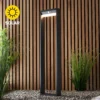 Dannah 80cm Photocell & PIR Solar Outdoor Floor Light - Black 2 Dannah 80cm Photocell & PIR Solar Outdoor Floor Light - Black -Chic Lighting Store 13794250 1264957104539292