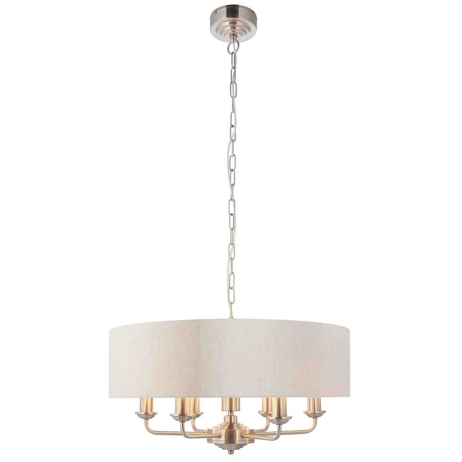 Highclere Pendant Light - 6lt Chrome 4 Highclere Pendant Light - 6lt Chrome - Image 2