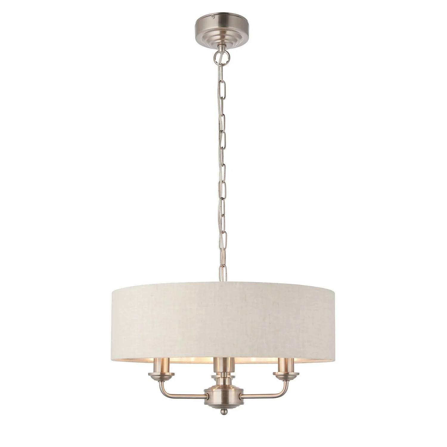 Highclere Pendant Light - 3lt Chrome 4 Highclere Pendant Light - 3lt Chrome - Image 2