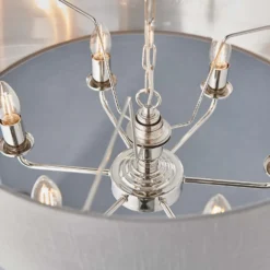 Highclere Pendant Light - 6lt Nickel 16 Highclere Pendant Light - 6lt Nickel -Chic Lighting Store 13794254 5414957104251661