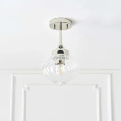 Addington Semi Flush Light - Nickel 11 Addington Semi Flush Light - Nickel -Chic Lighting Store 13794258 1894957104722286