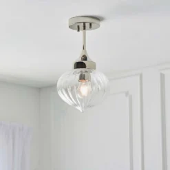 Addington Semi Flush Light - Nickel 12 Addington Semi Flush Light - Nickel -Chic Lighting Store 13794258 4084957104769428