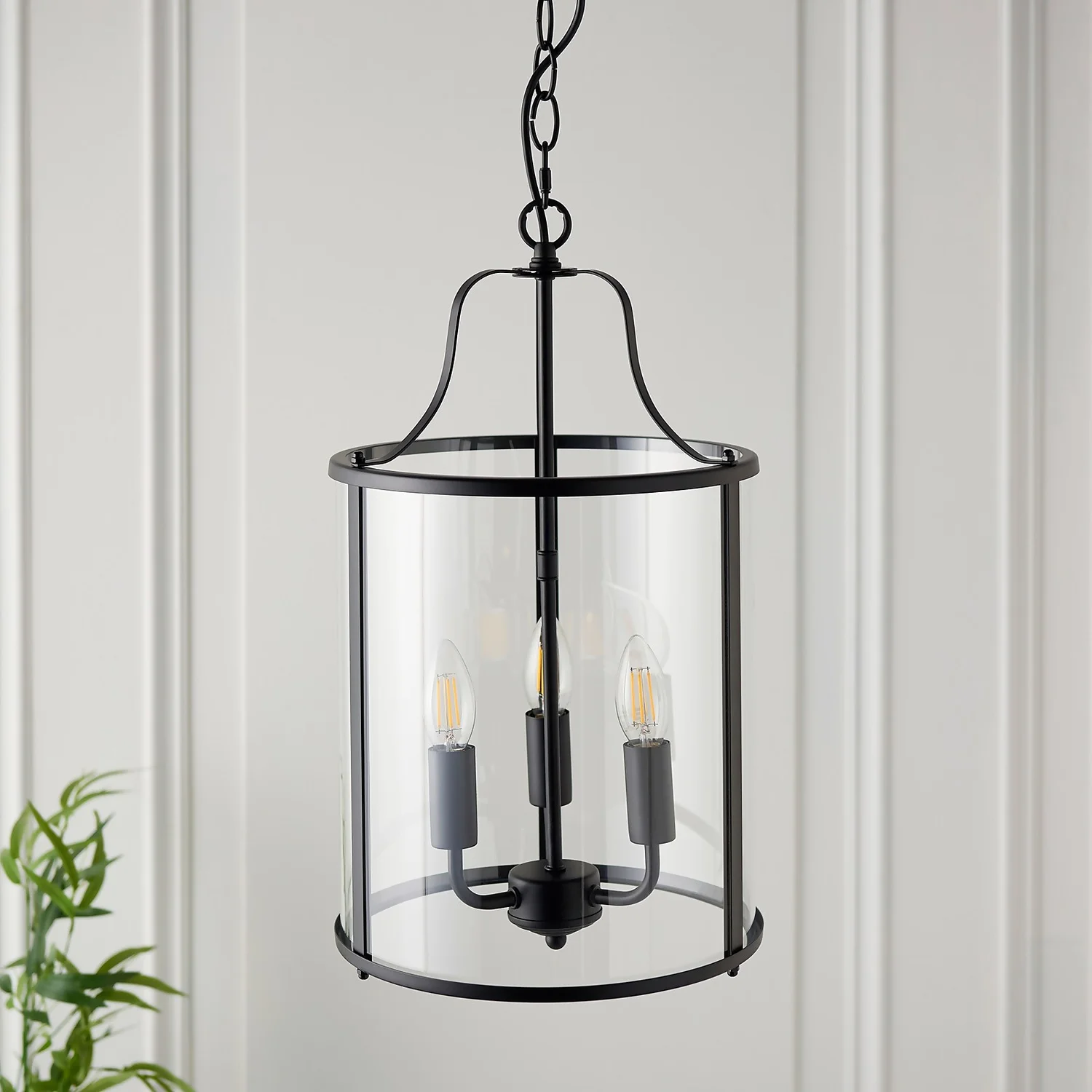 Chester 3 Light Pendant - Black 6 Chester 3 Light Pendant - Black - Image 5