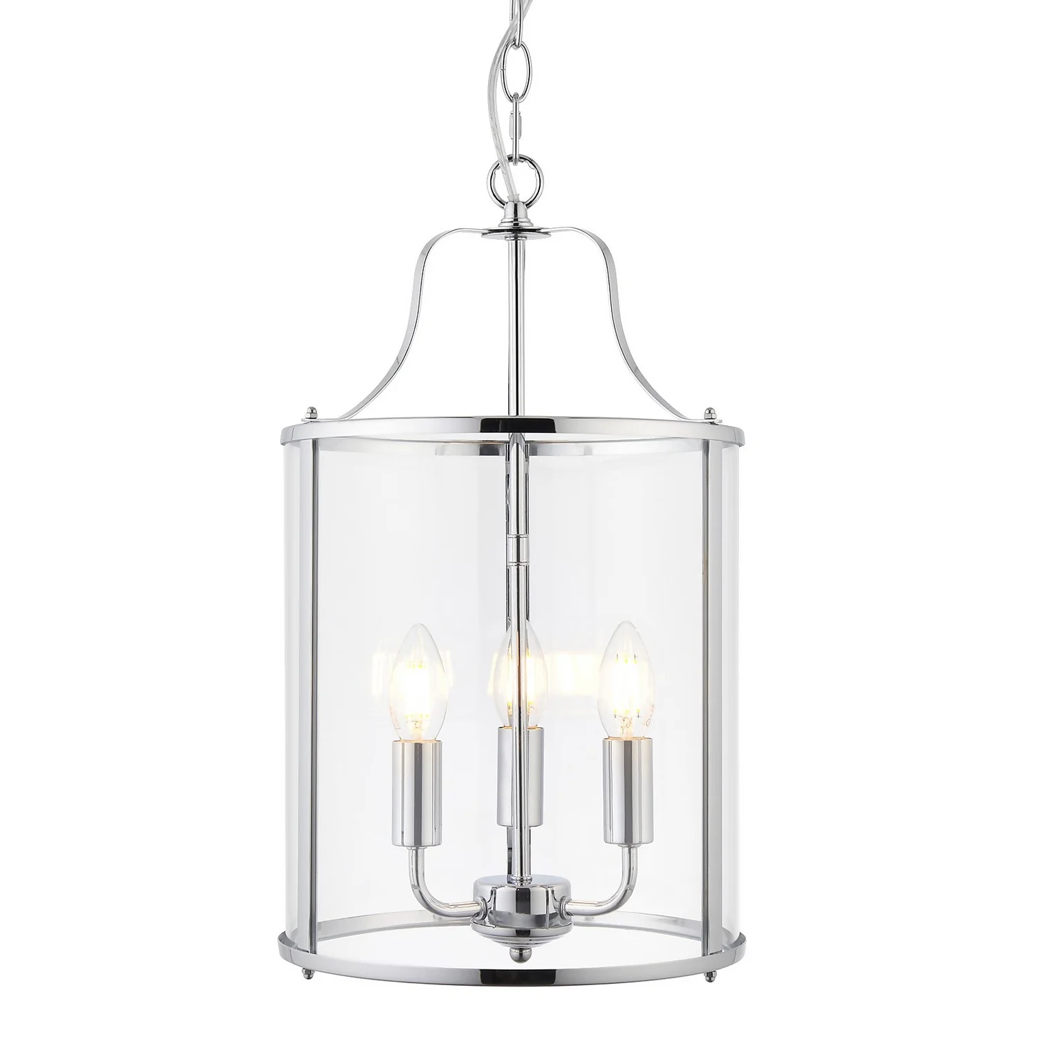 Chester 3 Light Pendant - Chrome 6 Chester 3 Light Pendant - Chrome - Image 4