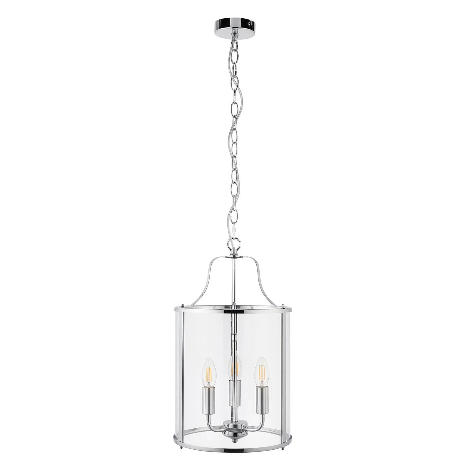 Chester 3 Light Pendant - Chrome 5 Chester 3 Light Pendant - Chrome - Image 3