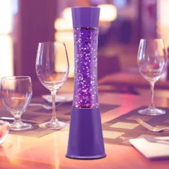 Purple Glitter Lamp 14 Purple Glitter Lamp -Chic Lighting Store 13892604 1634998573020496