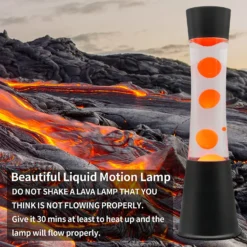 Black & Orange Tower Lava Lamp -Chic Lighting Store 13892605 1164998572791032